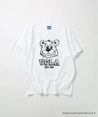 UCLA HEAVY WEIGHT T-SHIRT 厚手 6.6oz クルーネック ユニセックス コットン100% 半袖 厚手Tシャツ/6.6オンスTシャツ/クルーネックTシャツ/キャラクタープリント/春服/夏服/ストリートファッション/UCLAロゴシャツのサムネイル