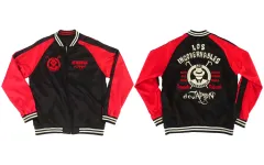 【中古】アウターウェア ロス・インゴベルナブレス・デ・ハポン(新日本プロレス) 総刺繍スカジャン 2019年モデル ブラック×レッド XLサイズ 完全受注生産限定