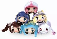 [중고] 봉제인형 마스코트·봉제인형 배지 전 6종 세트 [마기아레코드 마법소녀 마도카☆마기카 외전 모치코로린]