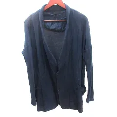 パドカレ pas de calais ジャケットショールカラー ドルマンスリーブ 38 L 紺 ネイビー /AUのサムネイル