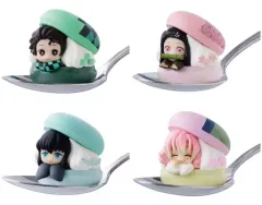 【中古】トレーディングフィギュア 全4種セット 「鬼滅の刃 きゃらまかろん」