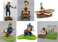 【中古】トレーディングフィギュア 全6種セット 「ディズニー ミニチュアフィギュアコレクション ピノキオの冒険旅行」 東京ディズニーリゾート限定