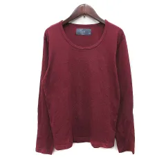 ダブルジェイケイ wjk Tシャツ カットソー 長袖 M 赤 ボルドー /YI