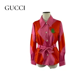 GUCCI ジャケット・ブルゾン 723531 XJE27 5887ツートーン ラビット 刺繍入りのサムネイル