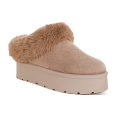 런던 러그 여성 신발 부츠 레인 부츠 London Rag Aniso Womens Faux Fur SlipOn Winter Boots Taupe 토프