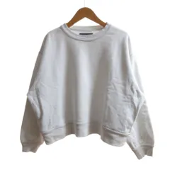 ロンハーマン ヴィンテージ  R.H.vintage 24SS プルオーバースウェット クロップド 美品 トレーナー ラウンドネック リブ XS 白 ホワイト /SJのサムネイル