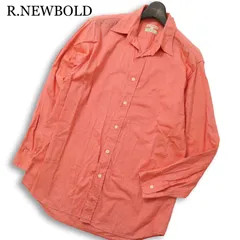 R.NEWBOLD ポールスミス 通年 DAY SHIRT★ 長袖 ボタンダウン シャツ 日本製 Sz.L メンズ