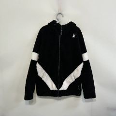 希少 美品 SPYDER スパイダー フリースジャケット 短丈 刺繍ロゴ y2k