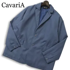 CavariA キャバリア 通年★ ビッグシルエット ツイル 総裏 テーラード ジャケット ブレザー Sz.46 メンズのサムネイル