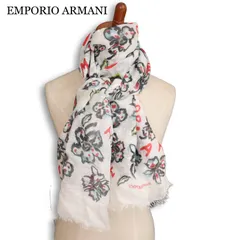 イタリア製★ EMPORIO ARMANI エンポリオ アルマーニ 春夏 花柄 フローラル総柄♪ ストール スカーフ Sz.F レディースのサムネイル