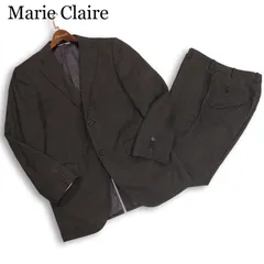 Marie Claire homme マリクレール オム 通年 総裏★ ビジネス セットアップ スーツ Sz.96A7 メンズ グレーのサムネイル