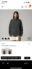 ディッキーズ バッグ ロゴ フルジップアップ ニット Charcoalのサムネイル
