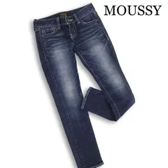 MOUSSY マウジー 通年★ ストレッチ ヴィンテージ加工 スキニー デニム パンツ ジーンズ Sz.24 レディース