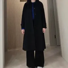 ウール バルマカーン ハンドメイド コート