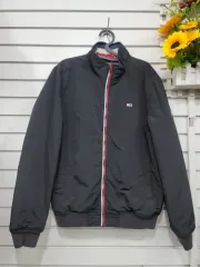 #メンズ ファッション TOMMY JEANS トミー ジーンズ メンズ ブラック アウター