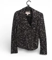 レディース/ バナナリパブリック ベーシック ニット ライダージャケット BK 36-106