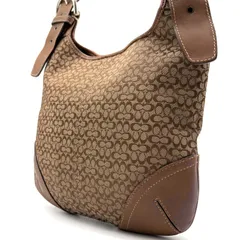 COACH y2k Hobo Mini Signature Canvas and Leather Shoulder Bag Unisex コーチ ショルダーバッグ