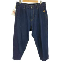 レアセル rehacer Kojima Denim Made in Okayama Japan 岡山デニム 濃紺 インディゴ ワイドテーパード デニムパンツ メンズ JPN：L のサムネイル