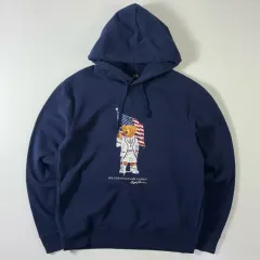 Polo ポロ ラルフローレン 星条旗 ポロベア ネイビー フーディー