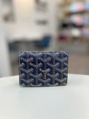 新品 ゴヤール GOYARD ガブリエル 財布 コンパクトウォレット ブルー