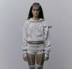 Trinite studio hoodieハート型猫プリントジップアップパーカー - メルカリ