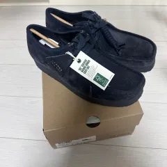 Uk7 新品/ クラークス ワラビー インク ヘアリー ローファー