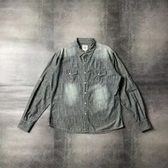 美品 フラットヘッド 7004W デニム シャンブレー ウエスタンシャツ 40 美品 フラットヘッド 7004W デニム シャンブレー ウエスタンシャツ 40