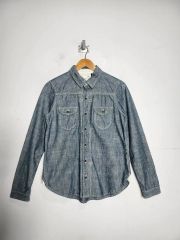 BRITISH MADE Wight リネン プルオーバーシャツ L ストライプ - メルカリ