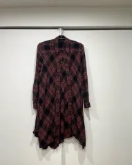 ALLSAINTS オールセインツ チェック シャツ ロング丈 カーディガンのサムネイル