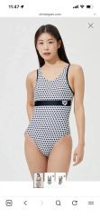 新品モデル着用【ANNEBRA スイムウェア 3点水着】ボタニカルpレース