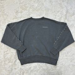 古着 thisisneverthat ネバザ グレー プリントロゴ トレーナー - メルカリ