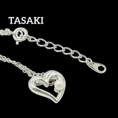 【美品】TASAKI ネックレス ハート Silver925 アコヤパール