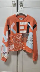 KENZO ケンゾー キッズ クロップド オレンジ色 タイガー スウェット 12aのサムネイル