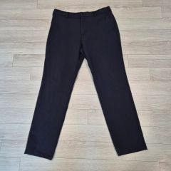 美品 ラルディーニ 50 XL ストライプ ダブルスラックス イタリア製 紺