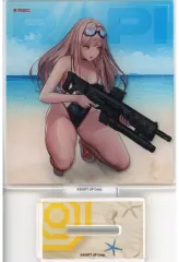 【中古】アクリルスタンド・アクリルパネル ラピ 夏イラスト両面アクリルスタンド 「勝利の女神：NIKKE×ANIPLUS コラボレーションカフェ」 韓国限定
