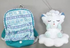 2018ピカピカバッグ アローラロコン マスコット リュック＆ポーチ