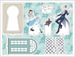 [중고] 아크릴 스탠드 아크릴 패널 01. 이상한 나라의 앨리스 ver.(신작 일러스트) 아크릴 디오라마 [건너뛰기와 로퍼]