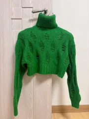 新品 ZARA ソフト クロップドニット セーター (ZARA Soft Knit Sw