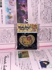 Sanrio HELLO KITTY 型抜きアクリル クリップ ギャル キティ タンニングキティ 文具 ダイアリーデコ