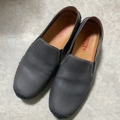 美品 ピコリノス 本革ドライビングシューズ 41 レザースニーカー 白 