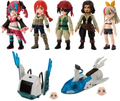 【中古】トレーディングフィギュア 全7種セット 「リンクトラベラーズ～キャラクターセレクション02 feat.ビークル～」 ガシャポンオンライン限定