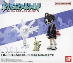 【中古】食玩 トレーディングフィギュア ポケモンスケールワールド ガラル地方 オニオン＆サニゴーン＆ミミッキュ 再販版 プレミアムバンダイ限定