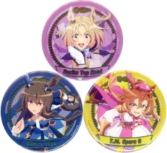 【中古】バッジ・ピンズ 集合 箔押し缶バッジセット(3個セット) 「ウマ娘 プリティーダービー ROAD TO THE TOP」