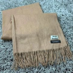 Acne Studios アクネストゥディオズ ウール マフラー ブラウン - メルカリ