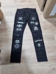 Glam Lips Military サスペンダー Wide パンツ ブラック1 - メルカリ