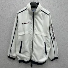 100 チャンピオン ジャパン オールドスクール メンズ ルーズフィット ウィンドブレーカー ジャケット
