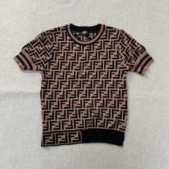 FENDI mare ズッカ柄 半袖 ニット トップス - メルカリ