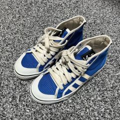 レア adidas originals スニーカー ハイカット ブルー26.5 - メルカリ