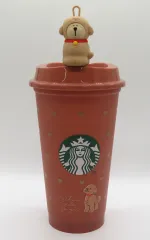 【中古】マグカップ･湯のみ バレンタイン2026カラーチェンジングリユーザブルカップ473ml+バレンタイン2026リユーザブルカップ専用ドリンクホールキャップベアリスタ 「スターバックスコーヒー」 バレンタイン2026グッズ