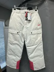 ネパ キッズ スキー ズボン 白 ピンク M 130